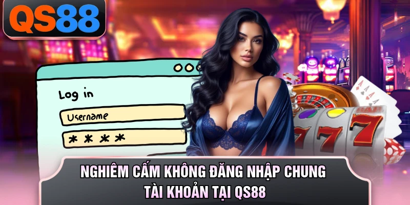 Nghiêm cấm không đăng nhập chung tài khoản tại QS88